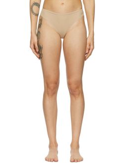 SKIMS Beige Fits Everybody Thong