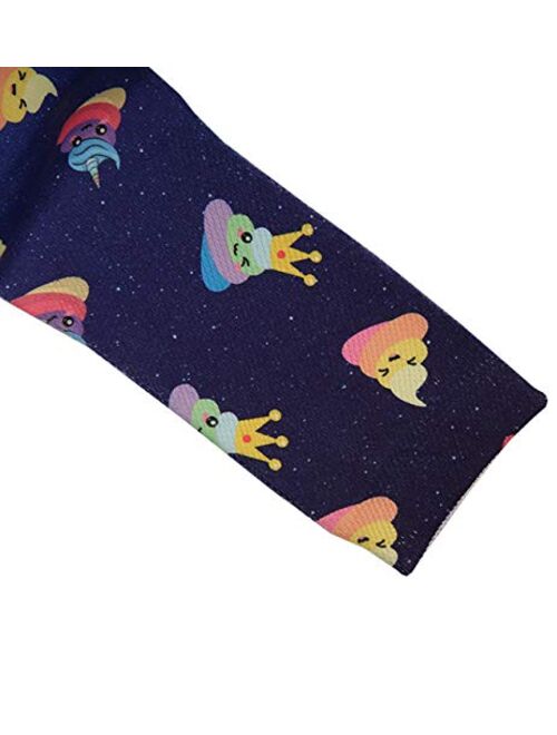 Benefeet Sox Men’s Crazy Novelty Socks for Teen Boys Kids Weird Socks Galaxy Animal Food Tube Crew Socks