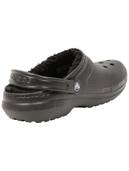 Crocs Men's and Women's Classic Lined Clog | Warm and Fuzzy Slippers