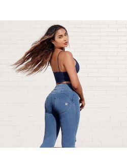 four ways stretchable Melody Jeans Push Up Woman homme Skinny High Waist Butt Liffting Jeans Denim Leggings Lift Booty Sexy Ladies