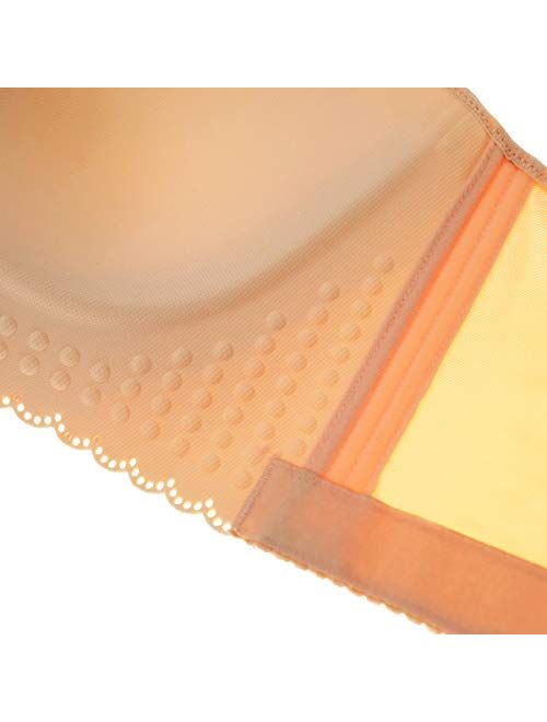 Aivtalk Womens Push Up Drawstring Bras Plus Size Wirefree Cleavage Bra Sexy Lingerie