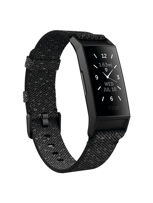 Fitbit Charge 4 Fitness & Activity Tracker with Special Edition Reflective Woven Band
