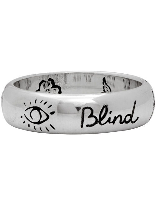 Gucci Silver 'Blind For Love' Ring