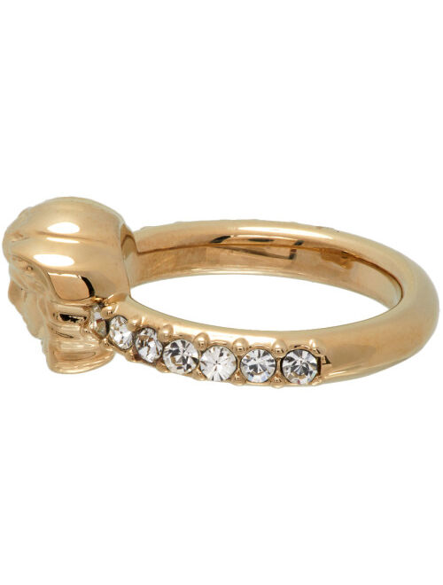 Gold Swarovski Medusa Ring