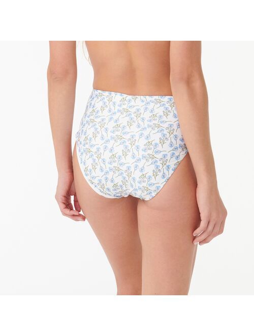 J.Crew High-waisted bikini bottom in Liberty® Ros floral