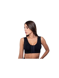 Milia Women's Post Surgery Bra for Recovery Support - Two Adjustable Hook Levels - 2314