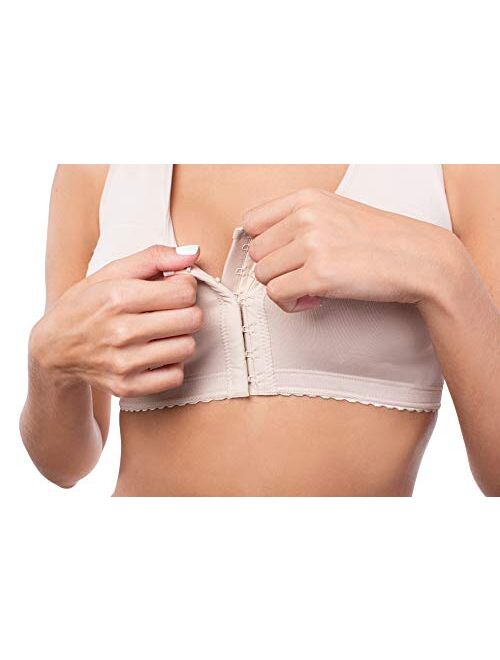 Fajas Milia Milia Women's Post Surgery Bra for Recovery Support - Two Adjustable Hook Levels - 2314