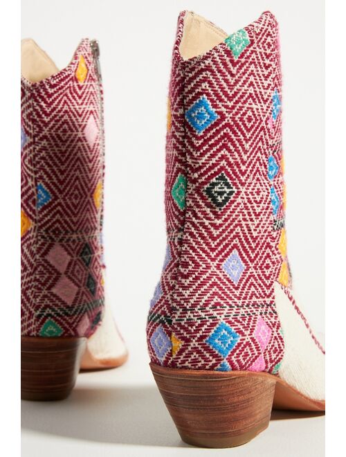 Momo Design Diamond Embroidered Western Boots