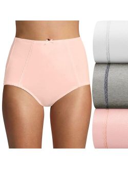 ® 3-Pack Double Support Stretch Cotton Brief Panty DFDCB3