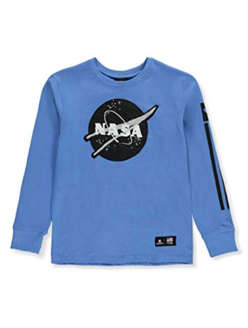 Southpole Boys' Big NASA Collection Fashion Tee Shirt (Short & Long Sleeve)