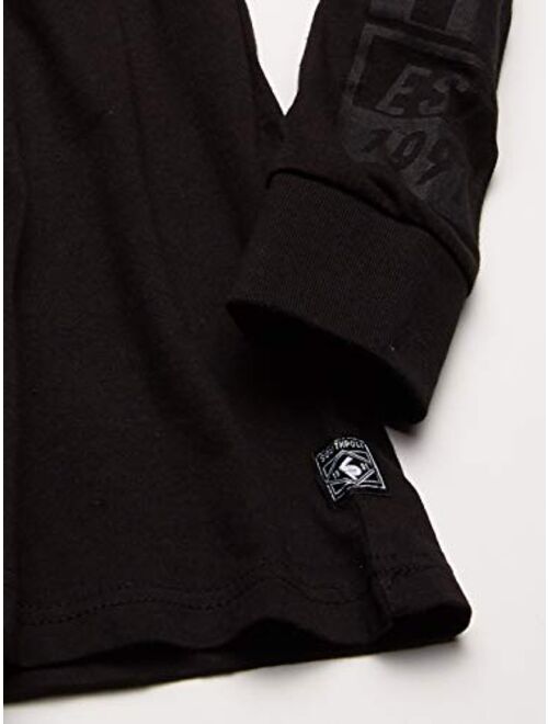 Southpole Boys' Big Long Sleeve Chenille Tee