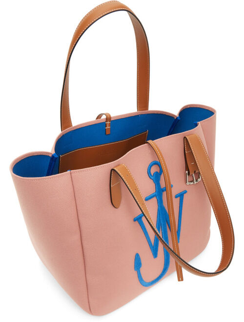 JW Anderson Pink & Blue Recycled Canvas Belt Tote