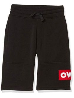 Boys' Big Jogger Shorts in Basic Solid Colors and Fleece Fabric