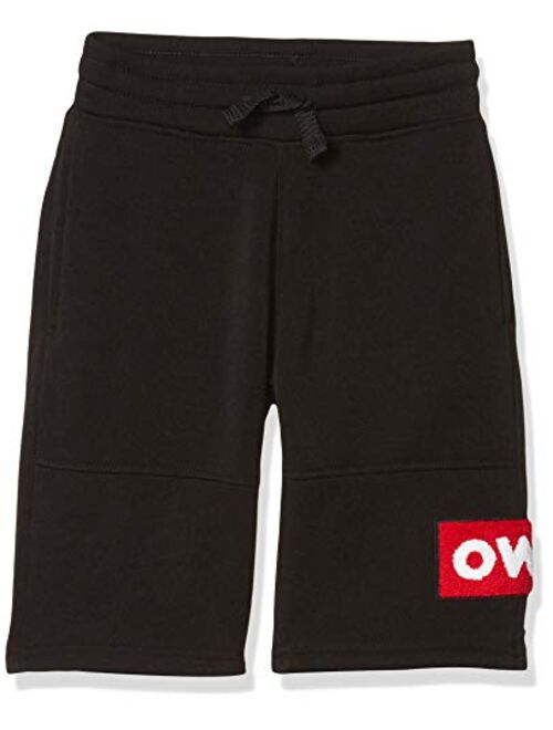Southpole Boys' Big Jogger Shorts in Basic Solid Colors and Fleece Fabric