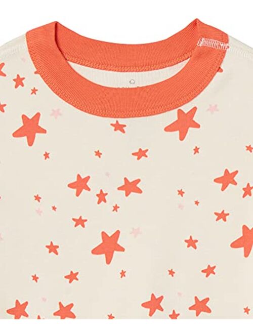 Moon and Back by Hanna Andersson Boys' and Girls' Organic Cotton 2 Piece Short Pajama Set