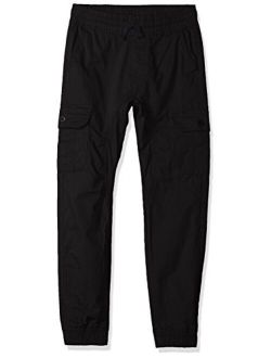 Boys' Big Washed Stretch Ripstop Cargo Jogger Pants