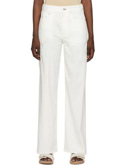 White Linen Logan Jeans