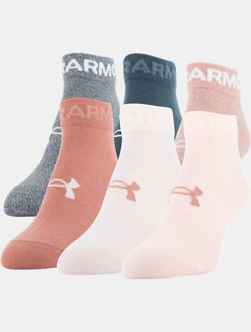 Under Armour Women's UA Essential Low Cut Socks - 6-Pack