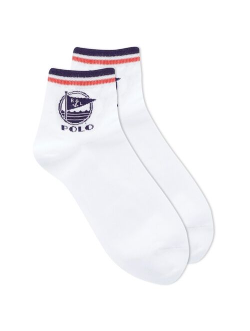 Polo Ralph Lauren Polo Womens Nautical Ankle Quarter Socks