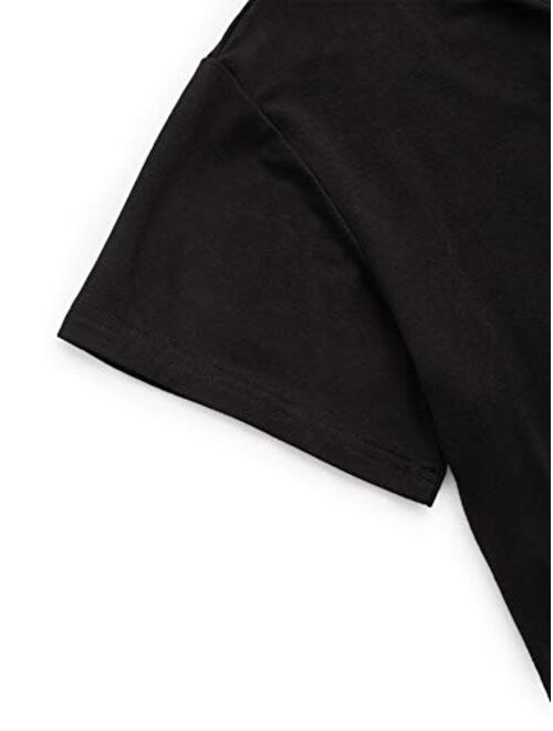 SweatyRocks Women's Tie Dye Criss Cross Back Short Sleeve Crop Summer T Shirt