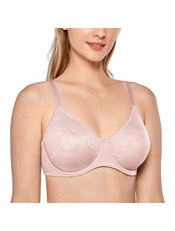 Women's Full Coverage Bras Plus Size Support Underwire Minimizer Bra
