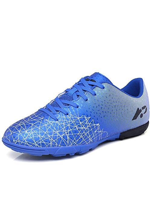 WELRUNG Men's Women's TF Sports Soccer Cleats Training Shoes Non-Slip Wear Resistant for Children