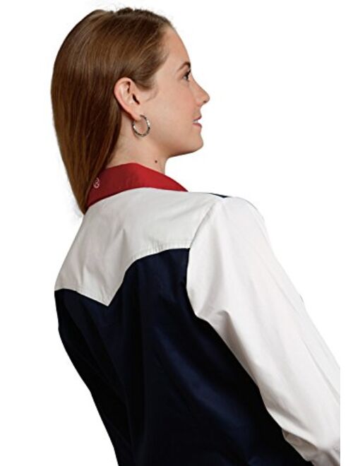 Roper Pieced Stars and Stripes Patriotic