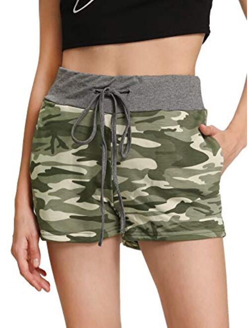 SweatyRocks Workout Yoga Shorts Pants Hot Shorts for Women