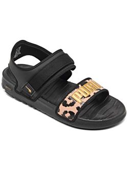 Women's Soft ride Leopard Sandals from Finish Line