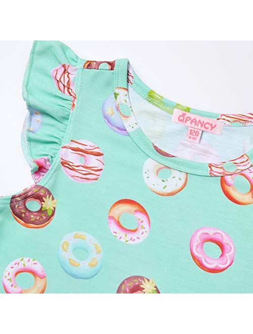 Matching Girls & 18" Dolls Nightgown Unicorn Nightdress Sleepwear Pajamas