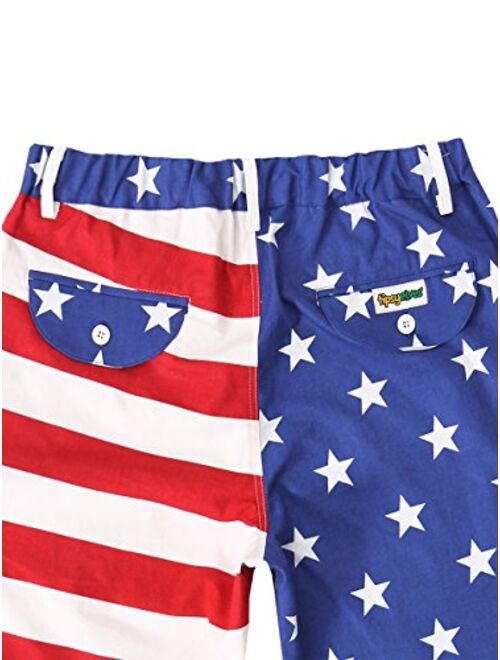 Tipsy Elves USA American Flag Pants - Men's Patriotic Pants