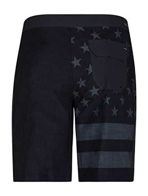 Hurley Men's Phantoms-Patriot Cheers USA-Flag 20" Board-Shorts