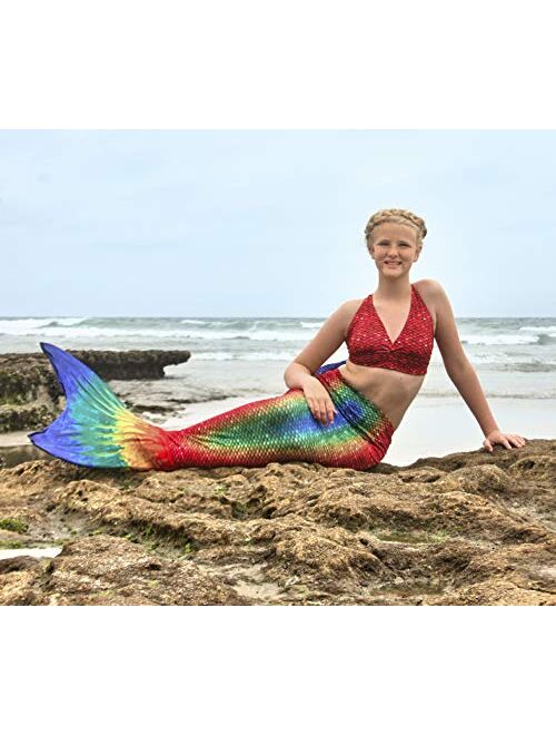Sun Tail Mermaid Designer Mermaid Tail + Monofin for Swimming