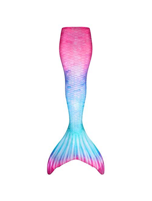 Fin Fun Limited Edition Wear-Resistant Mermaid Tail for Swimming, Kids and Adults,NO Monofin, for Girls and Boys