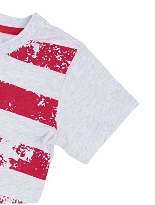Little Boys 4th of July T-Shirt American Flag Tees Kids Toddler Short Sleeve Tee Shirts 2-8 Years