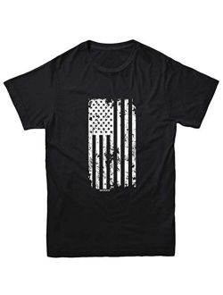Haase Unlimited White American Flag - Distressed Youth T-Shirt