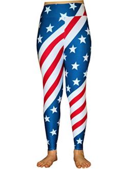 Jurish Designs Patriotic Leggings with Stars & Stripes