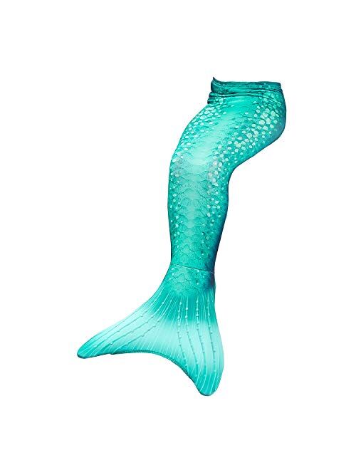 Fishtailfun Mermaid Swimsuit Costume Cosplay Mermaid for Swimming for Girls, Princess Bikini Set