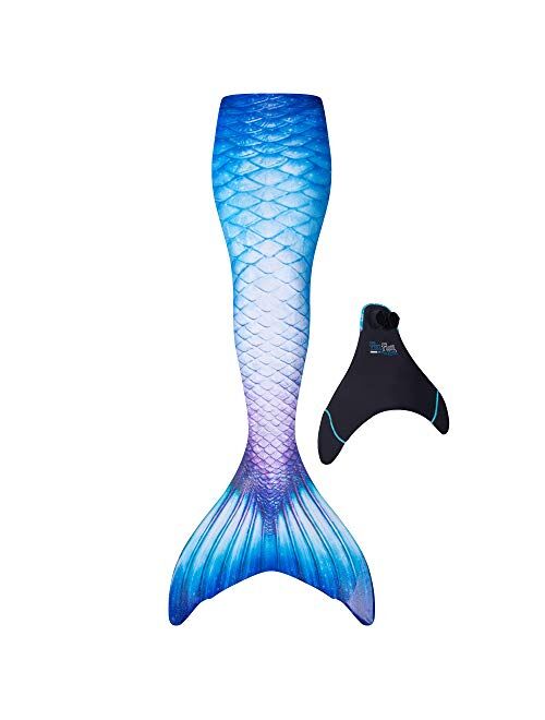 Fin Fun Limited Edition Mermaid Tail for Swimming for Girls, Kids, Women, Teen and Adults with Monofin