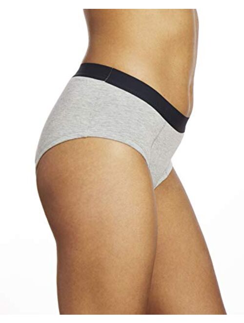 THINX Organic Cotton Brief Period Underwear| Menstrual Underwear| Period Panties Grey