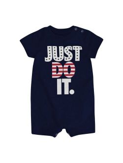 Baby Boy Nike "Just Do It" Patriotic Romper