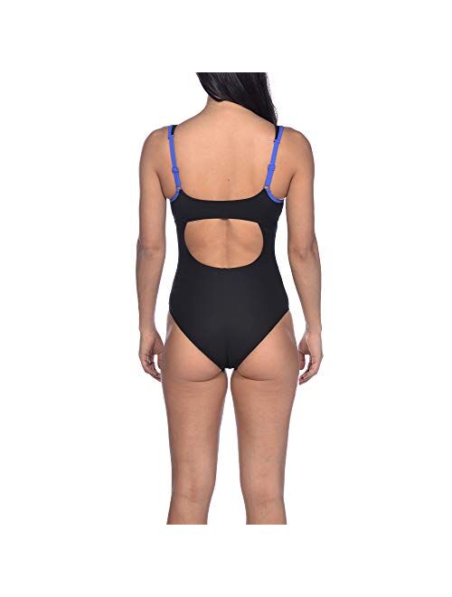 arena BODYLIFT Women's Makimurax Tummy Flattening Swimsuit One Piece Swimsuit with Cutout Back