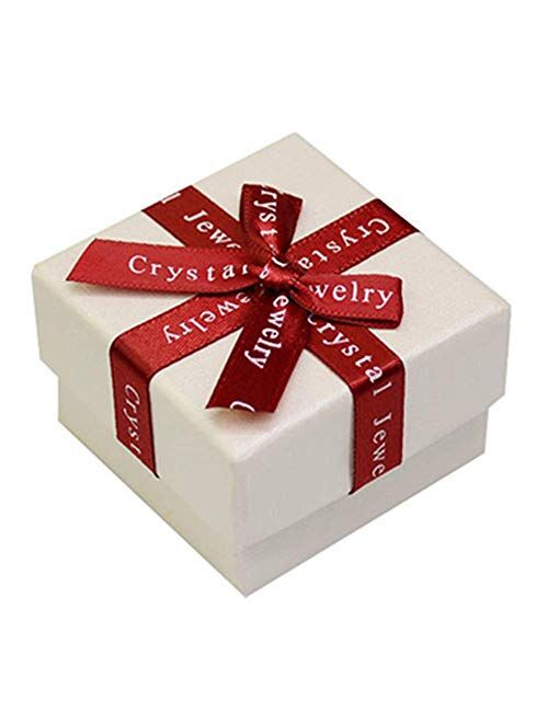 Ouslier 925 Sterling Silver Personalized Birthstone Infinity Name Ring with Engraving Inside