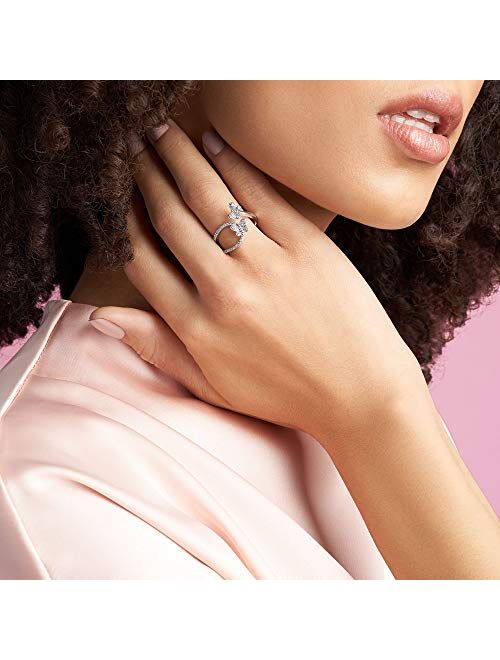 Pandora Jewelry Sparkling Butterfly Open Cubic Zirconia Ring in Sterling Silver