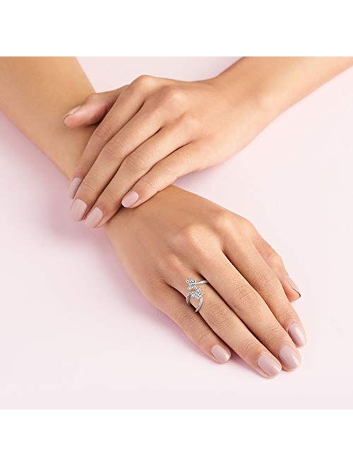 Pandora Jewelry Sparkling Butterfly Open Cubic Zirconia Ring in Sterling Silver