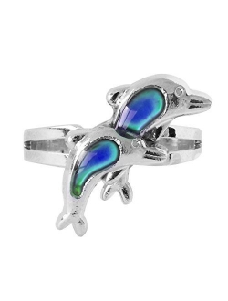 FOECBIR Mood Ring Color Rings Adjustable Size The Decorations