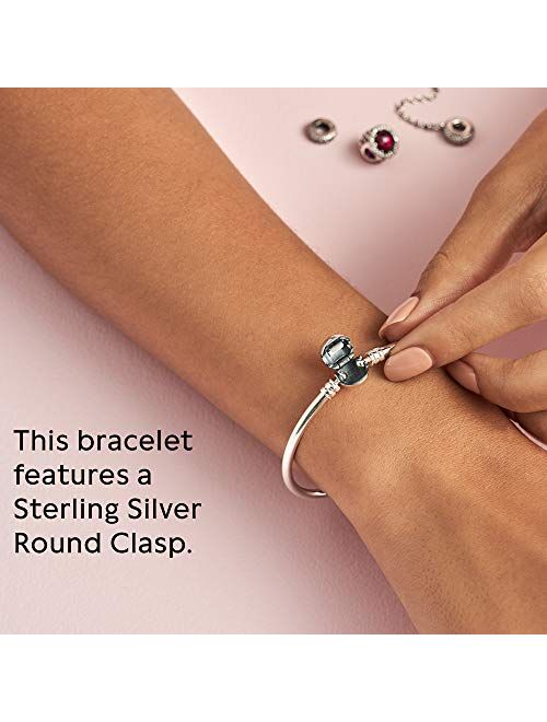 PANDORA Jewelry Bangle Charm Sterling Silver Bracelet
