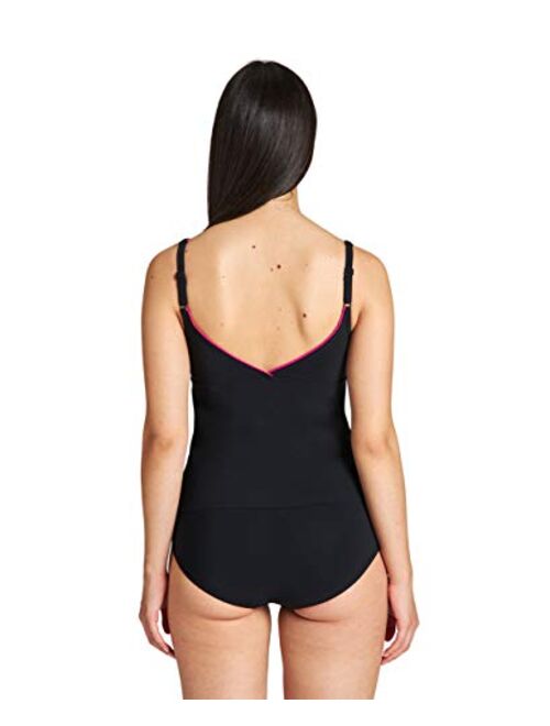 Arena BODYLIFT Women's Bodylift Wing Back Lauren Tummy Flattening 1 Piece Swimsuit