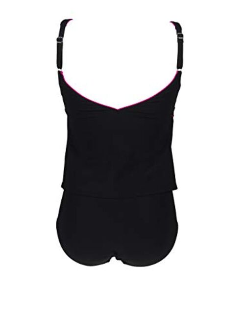 Arena BODYLIFT Women's Bodylift Wing Back Lauren Tummy Flattening 1 Piece Swimsuit