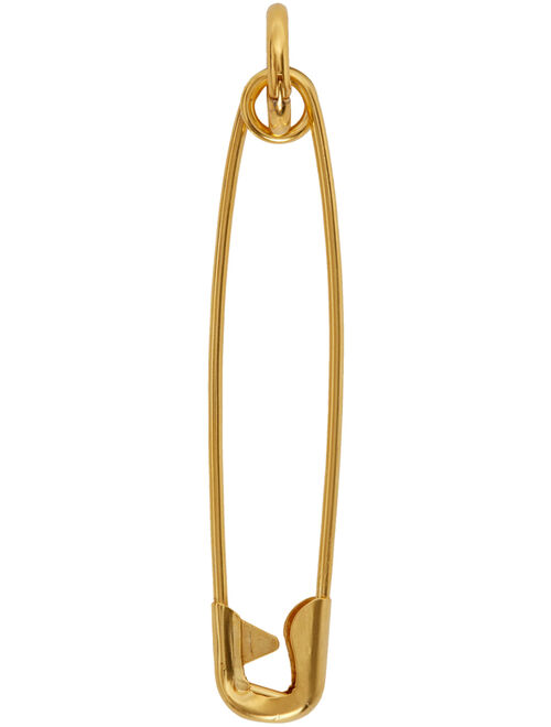 Martine Ali SSENSE Exclusive Gold Pin Single Earring